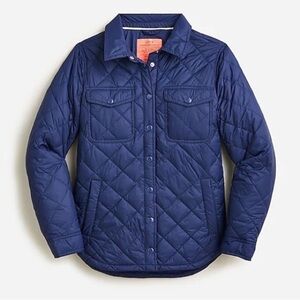 J Crew Quilted Jacket Shirt